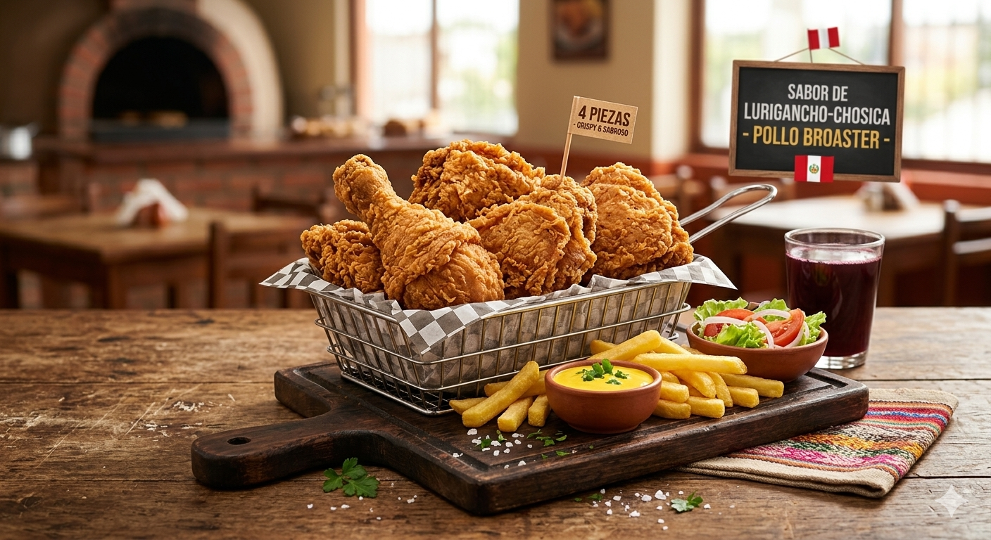 Pollo Broaster (4 piezas)